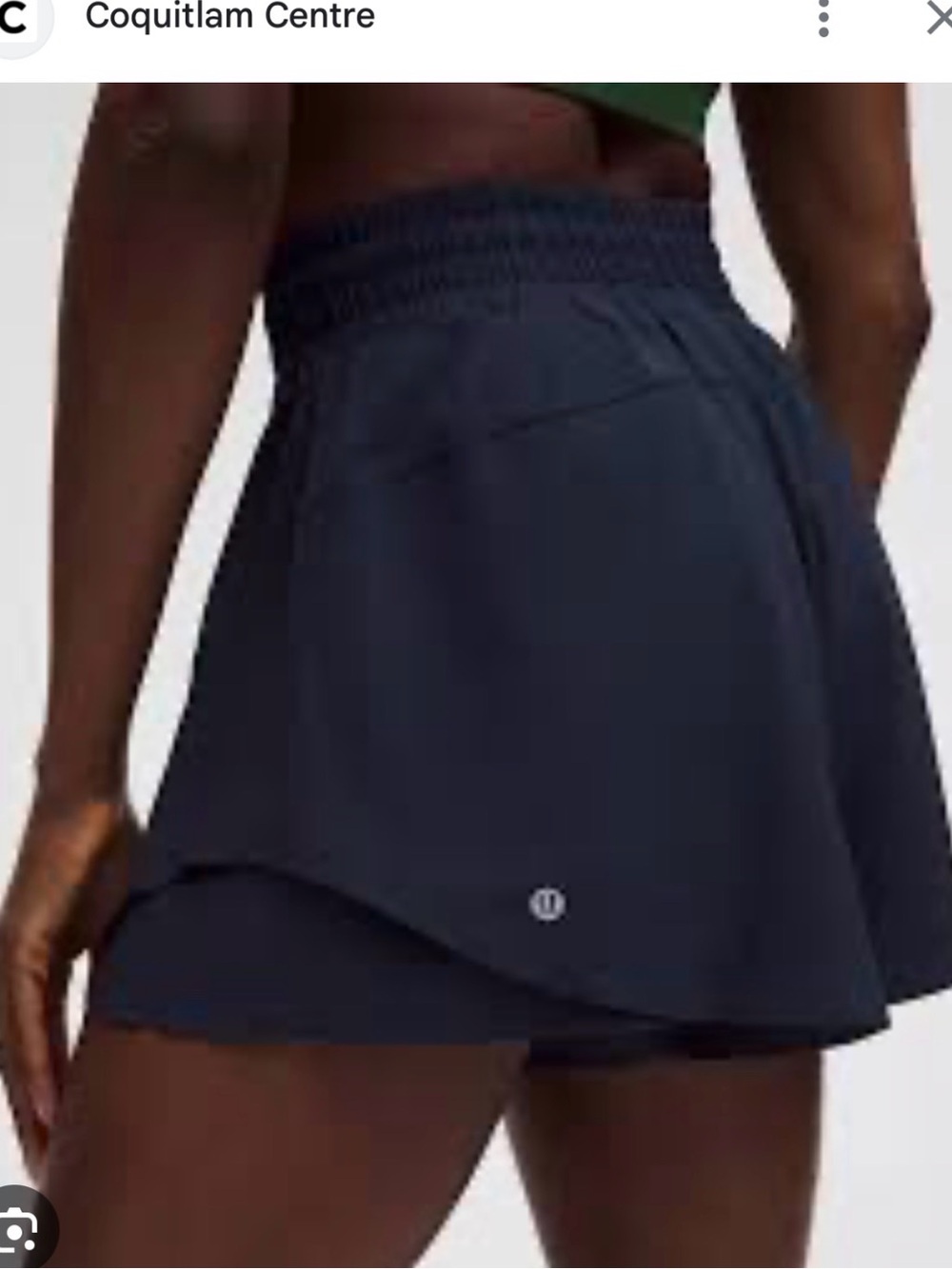 lululemon athletica Blue Athletic Skirt